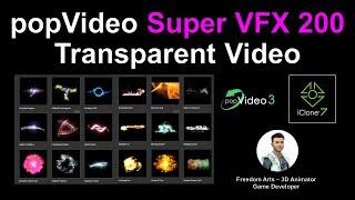 popVideo Super VFX 200 Drag & Drop Transparent Video - Tutorial