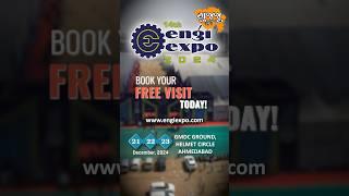 Engi expo 2024 december ahmedabad | ahmedabad industrial expo | biggest expo in gujarat | gujjugpt