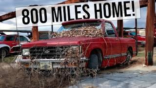 ABANDONED Chevy S10 Revived in Junkyard | Will It RUN AND DRIVE 800 Miles Home? | RESTORED