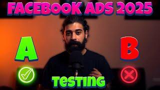 Facebook ads A/B testing 2025 ️‍