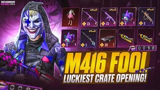 FOOL M416 CRATE OPENING | JONATHAN SET & FOOL M416 IS BACK | BGMI | YutaOP