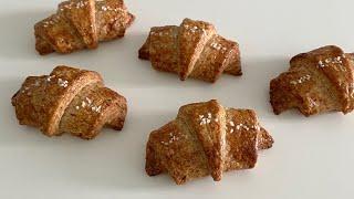 2023 유행은 크루아상 스콘이 책임질게요! 소금 통밀 크루아상 스콘과 5가지 맛 변형법 Croissant-shaped scones