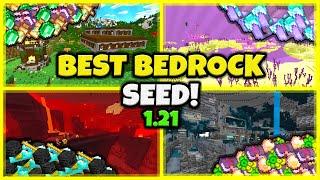 BEST SEED EVER!! In Minecraft Bedrock 1.21!