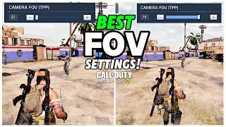 Best FOV Settings For Battle Royale and Multiplayer In Call Of Duty Mobile | Best FOV Settings CODM