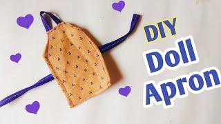 Diy Mini Doll Apron | No Sew | Diy Apron | Harini Creations