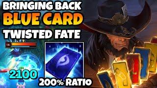 BLUE CARD TWISTED FATE RETURNS (ONE-SHOT PEOPLE WITH ONLY BLUE CARD)