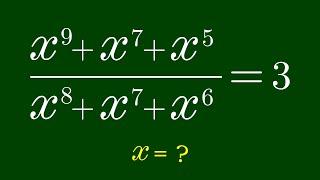 A Nice Algebra Problem | Math Olympiad | how to solve for x?