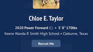 Chloe Taylor’s Highlights