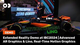 Extended Reality Demo at IBC2024 | Advanced AR Graphics & Lino, Real-Time Motion Graphics Platform