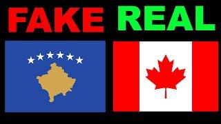 Fake Countries Vs Real Ones