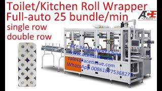 toilet paper kitchen towel bundling packing machine