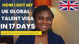 How I Got My UK Global Talent Visa | Exceptional Promise Success +Tips to Ace Your Application #GTV