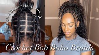 FAST Crochet Beader Hack | Boho Bob Crochet with Human Hair Ywigs