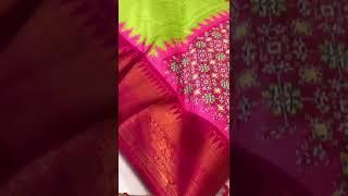 Soft Banarasi Silk Patola Block Print Designer Party Wear Saree || Partywear Saree Wholesaler