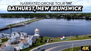 Captivating 4K Drone Views Over Bathurst, New Brunswick  | Aerial Beauty!