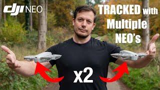 Being Tracked by 2 or 3 DJI Neo's?  - Mostly pointless, but so much fun!