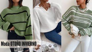 TENDENCIAS MODA MUJER 2022-2023 CÓMO VESTIR CASUAL  EN OTOÑO INVIERNO / ROPA FASHION