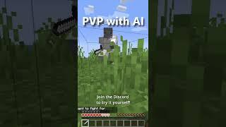 PVP with AI in Minecraft #minecraft #gaming #shorts #minecraftshorts