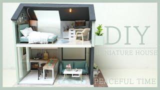 DIY miniature house kit :: 피스풀타임(그린민트) :: PEACEFUL TIME :: 미니어쳐 하우스