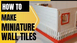 Wall TILES - the easiest and cheapest method EVER!