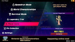 Nintendo World Championships: NES Edition - All 501 Icons, 179/183 Pins, S Rank Legendary Trial time