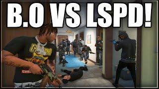 B.O VS LSPD! | GTA RP | Grizzley World WHITELIST