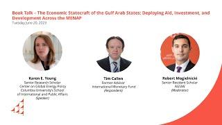 Book Talk – The Economic Statecraft of the Gulf Arab States