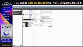 Wisenet Lab - DISABLE ONVIF WS-DISCOVERY OF WISENET CAMERA