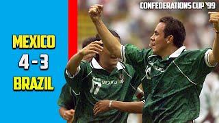 Mexico vs Brazil 4 - 3 Final Confederations Cup1999