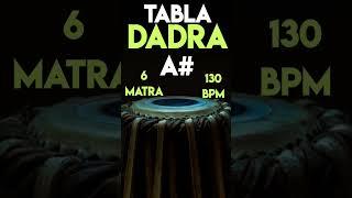 Dadra Tabla Taal | A# Scale | 130 Bpm | 6 Matra | #muzzico