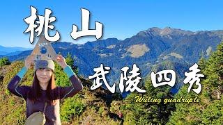 桃山單攻【武陵四秀】360度超廣角絕景、陡升1500的滋味，讓人刻骨銘心|武陵農場