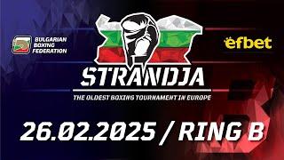 Ring B - 76th International Boxing Tournament Strandja 2025 - Day 3