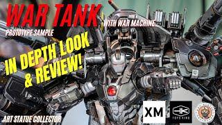 1/4 Scale War Tank with War Machine [ prototype ] Review | XM Studios