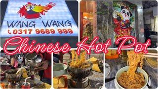 Review On wangwang Restaurant Karachi  | Trying Hotpot For The First Time  | 2024 Prices #hotpot