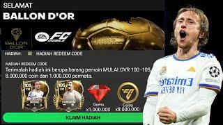 2 KODE REDEEM FC MOBILE TERBARU HARI INI NOVEMBER 2024 - KLAIM PEMAIN BALLON DOR GRATIS FC MOBILE !