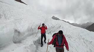 Trekking at Yazghal glacier \Rock Valley Tours