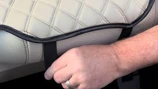 How to Install Neosupreme Car Seat Protectors for Rear Seat - FH Group Auto FH1016, FH1026