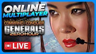  LIVE | "I'M GOING IN" Command & Conquer Generals Zero Hour Online Multiplayer PRO GAMES