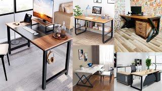 Top 50+ new Wood with Metal office table Design Ideas 2024 | Modern Office Desk and table design