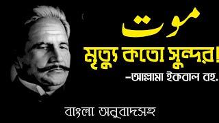 Maut | মৃত্যু | Heart Touching Kalam (Poetry) Allama Iqbal | Sad Urdu Poetry in Bangla