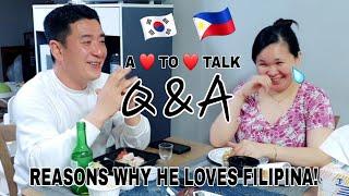 5 Reasons why korean husband loves his filipina wife | Q & A with korean husband(napaiyak na naman)