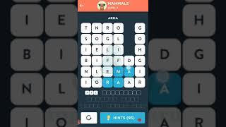 Wordbrain 2 Word Prodigy Mammals Level 3 Walkthrough