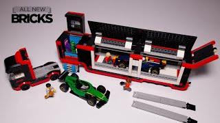 Lego City 60445 F1 Truck with RB20 & AMR24 F1 Cars Speed Buid