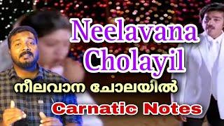 Neelavaana Cholayil | Carnatic notes | Tutorial | Raga Mentor185