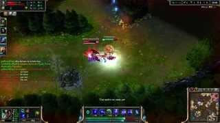 League of legends- karma (full gameplay bottomlane)