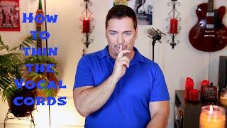 Voice Lesson - How to thin the vocal cords - Jeffrey Alani Stanfill - Episode #8