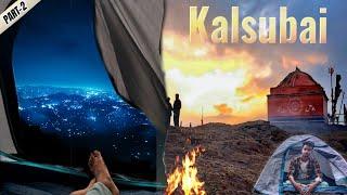 Part-2 || Night Camping At KALSUBAI PEAK || The Highest Mountain Of Maharashtra #kalsubai