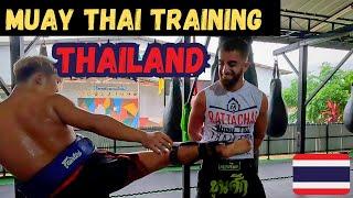 How INTENSE is Muay Thai Training in Thailand?  Rattachai Muay Thai Gym Phuket