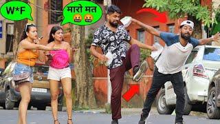 Forcefully Marketing Prank on Public  Pamphlet Giving Prank by PrankBuzz