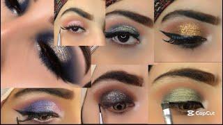 Lets create Different shimmery Eye makeup tutorial